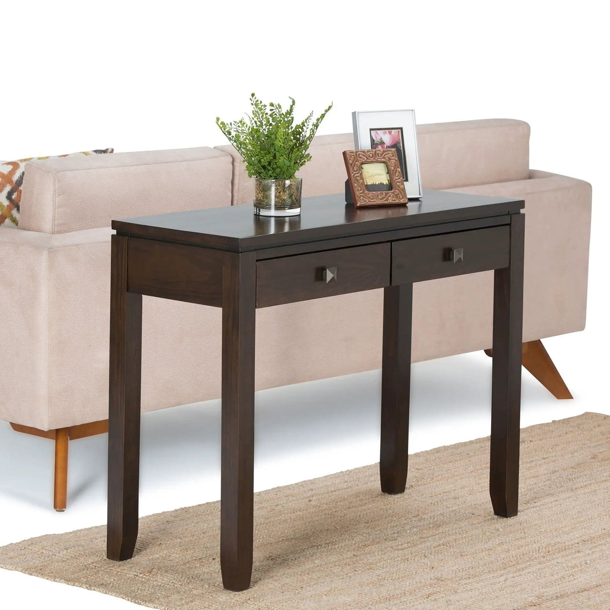 Cosmopolitan Multipurpose Table | 2 Pieces | Solid Wood & Metal | Living Room