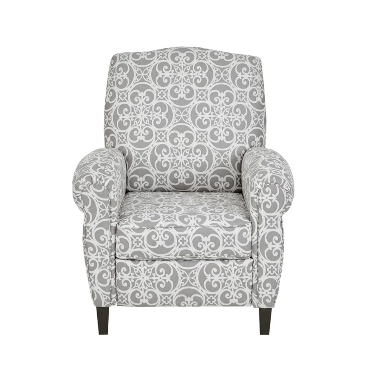 Kirby Transitional Push Back Recliner Chair | 300 Lb Capacity | High-Density Foam | No Tools Assembly