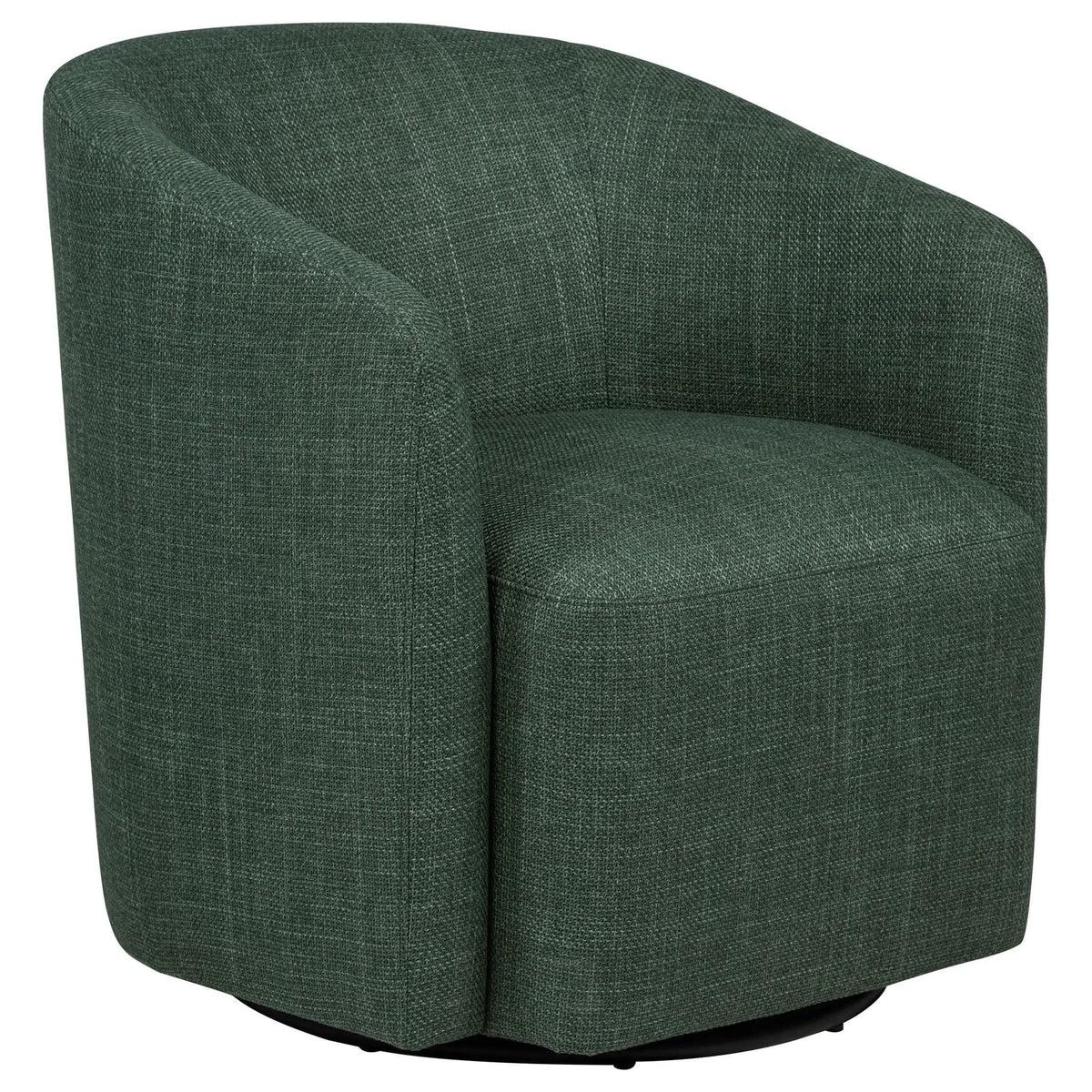 Mossbrook Fabric Upholstered Swivel Accent Chair | 29.25 x 29.25 x 31.5 in | Fabric | Green