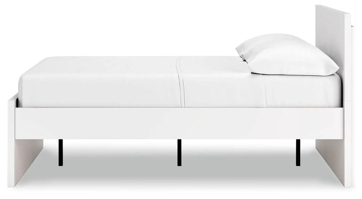 Onita Panel Platform Bed | Minimal Design | Ultra-Clean Lines | Easy-Elegant Solid Finish