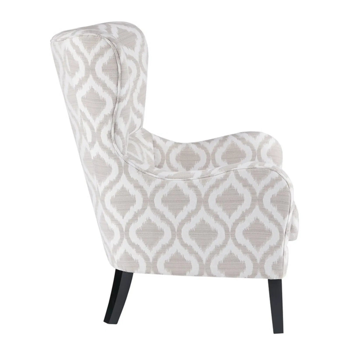 Arianna Swoop Wing Chair | Traditional Wing Back | Round Arms | High-Density Foam