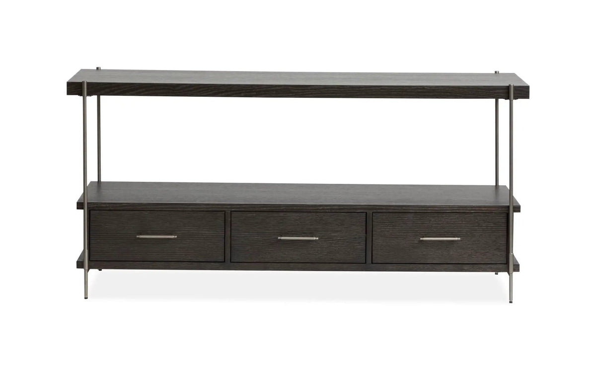 Spencer Table | 3 Pieces | Oak Veneer & Metal | Living Room