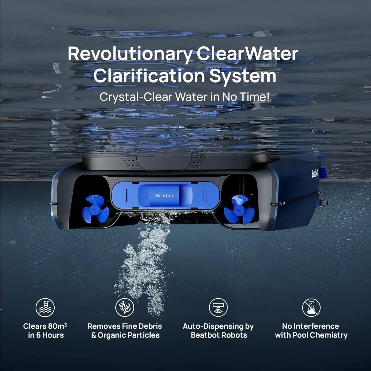 Beatbot AquaSense 2 Robotic Pool Cleaner + Beatbot Robotic Pool Skimmer from PriceLows™