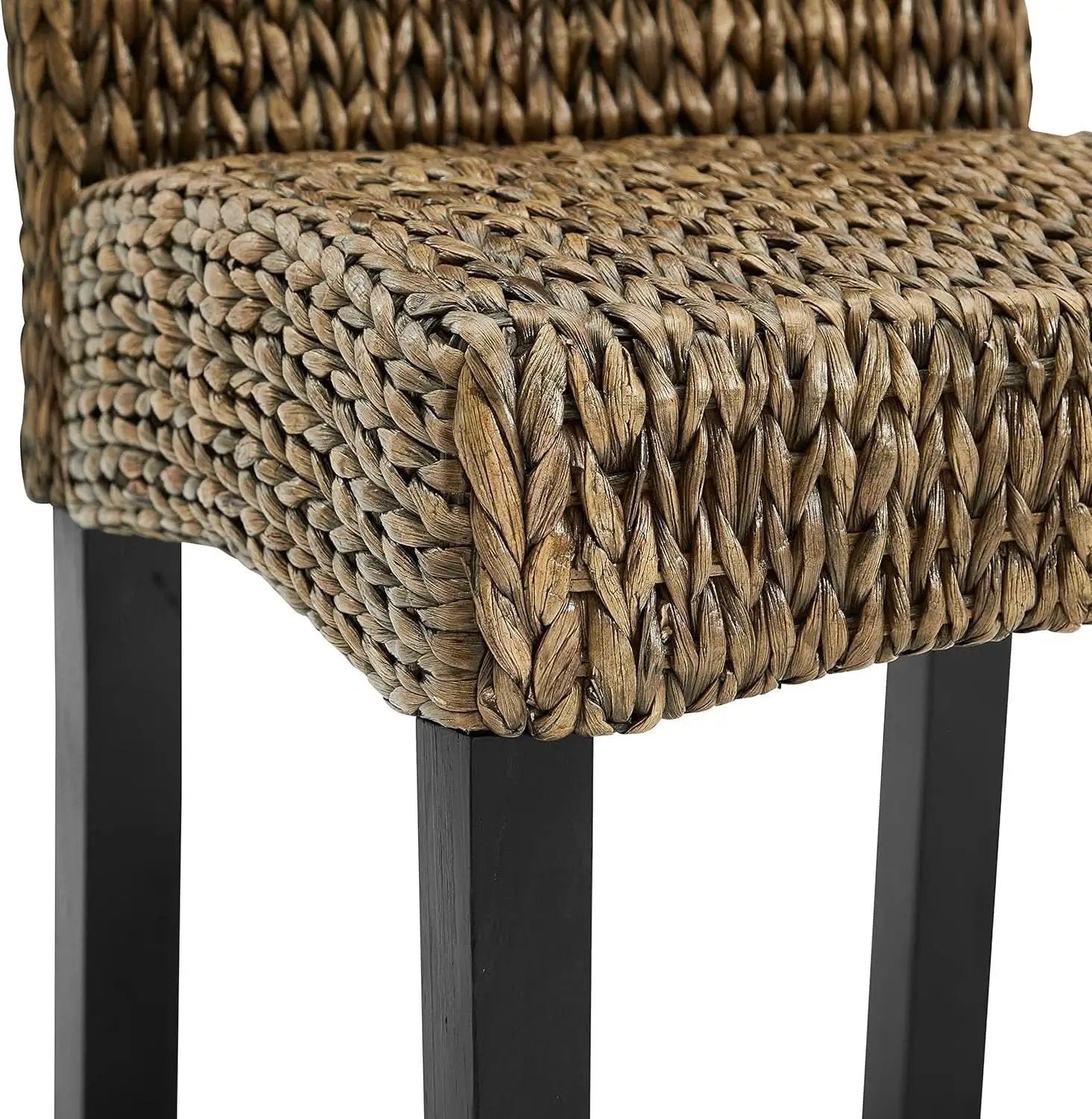 Edgewater Handwoven Rattan Dining Chairs Set Of 2 Seagrass from PriceLows™