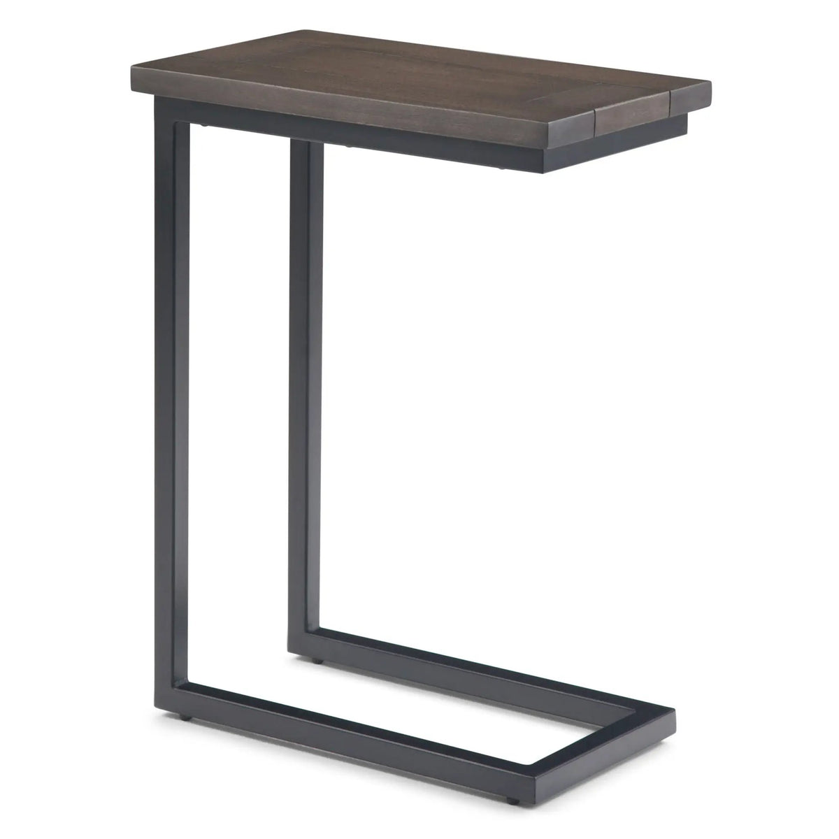 Skyler C Side Table | Handcrafted Solid Wood | Slide Under Couch Design | 24 Inch Height