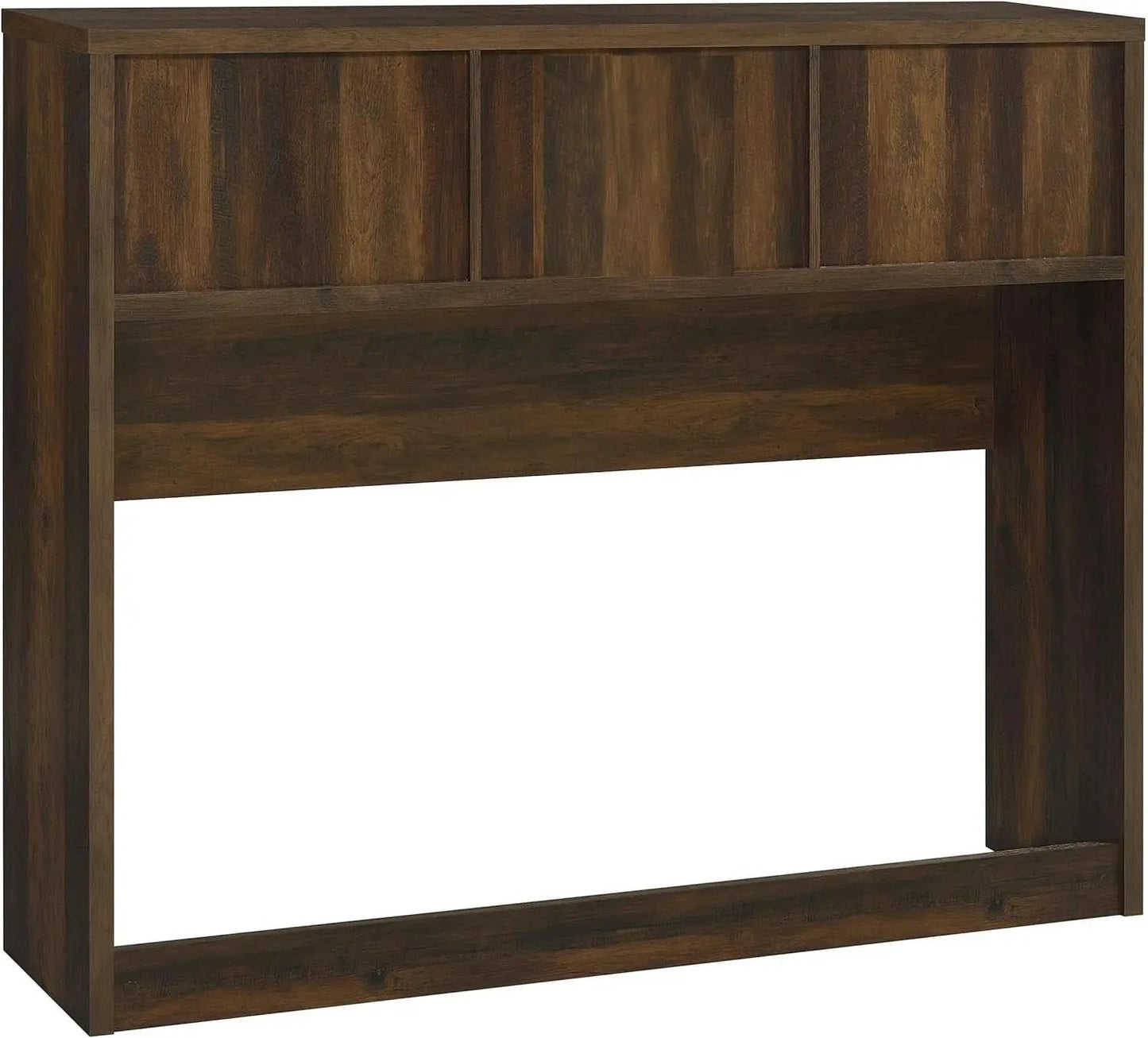Queen Bookcase Headboard with Dark Pine Finish from PriceLows™