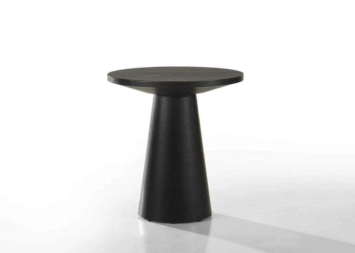 Jasper Round End Table | 22 Inch Diameter | 15 Inch Height | Contemporary Aesthetic