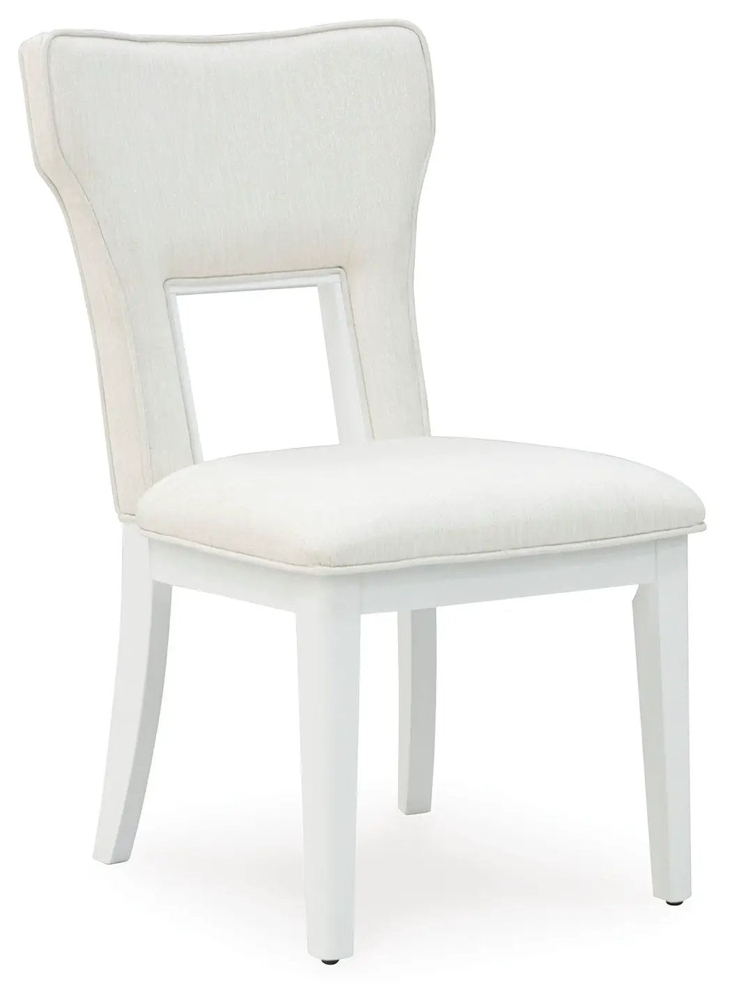 Chalanna Dining Side Chairs | Set Of 2 | White | Upholstered Seats