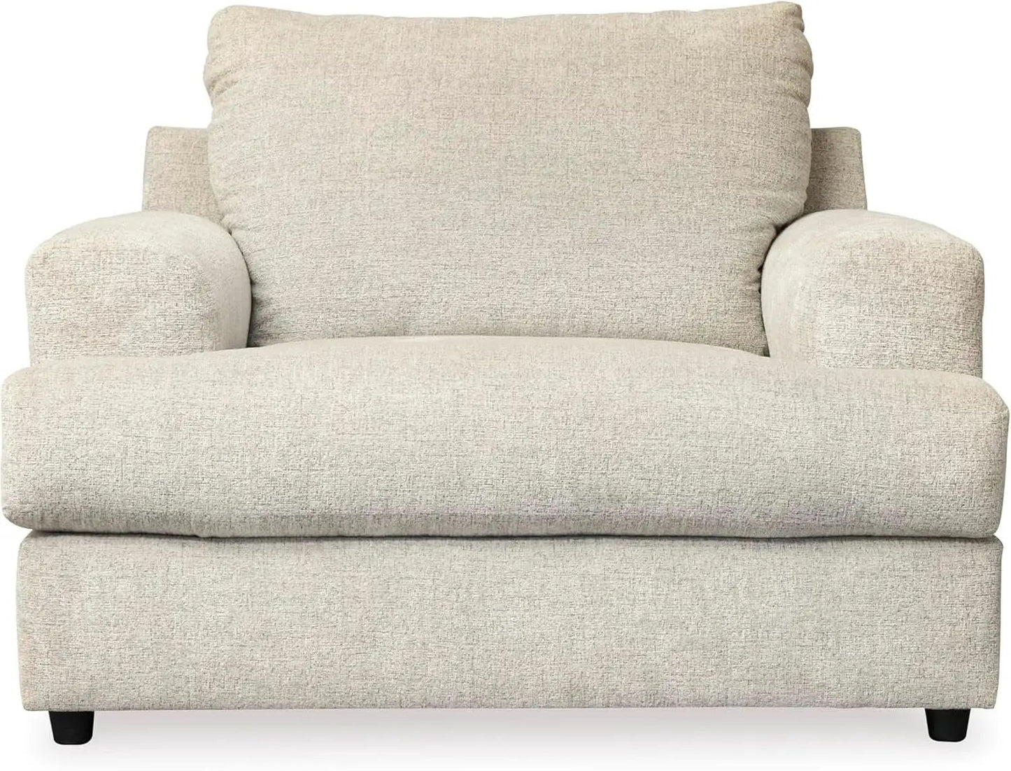 Soletren Contemporary Off White Chenille Upholstered Chair from PriceLows™