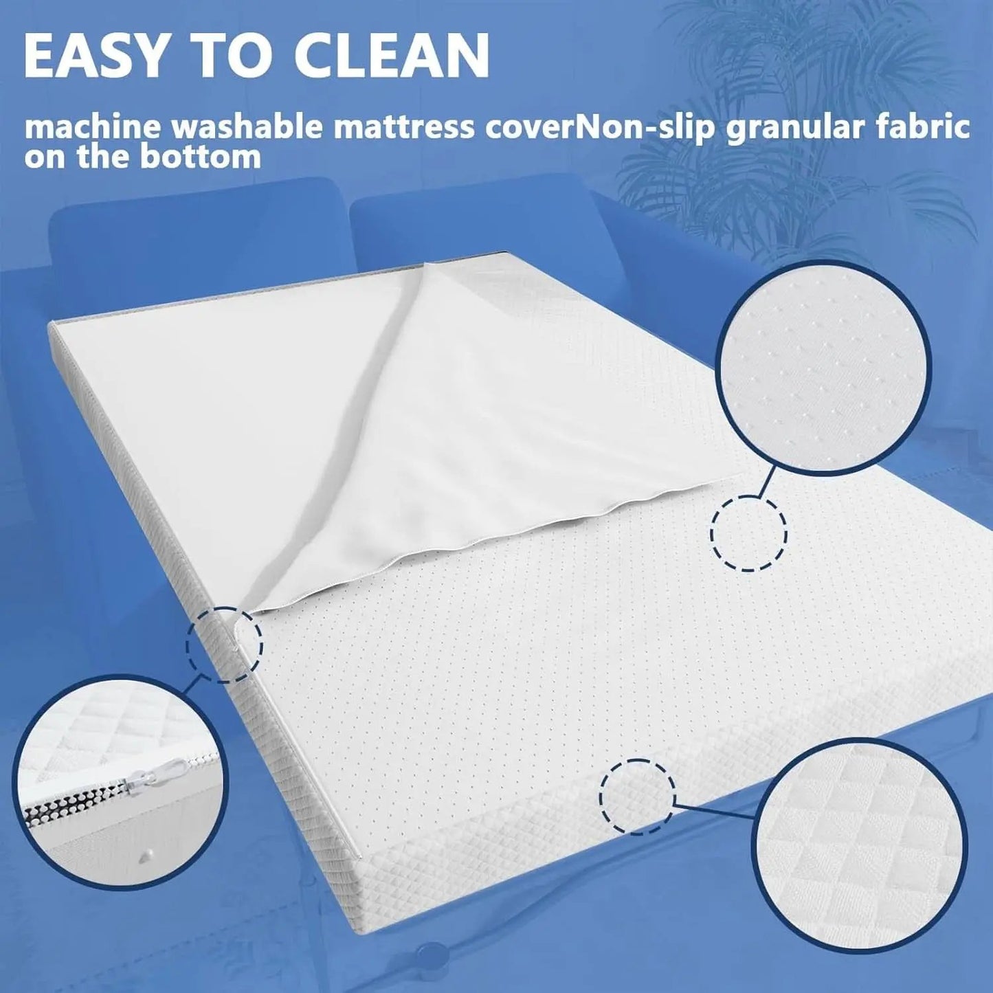 Fullsize Cooling Gel Memory Foam Sleeper Sofa Mattress from PriceLows™