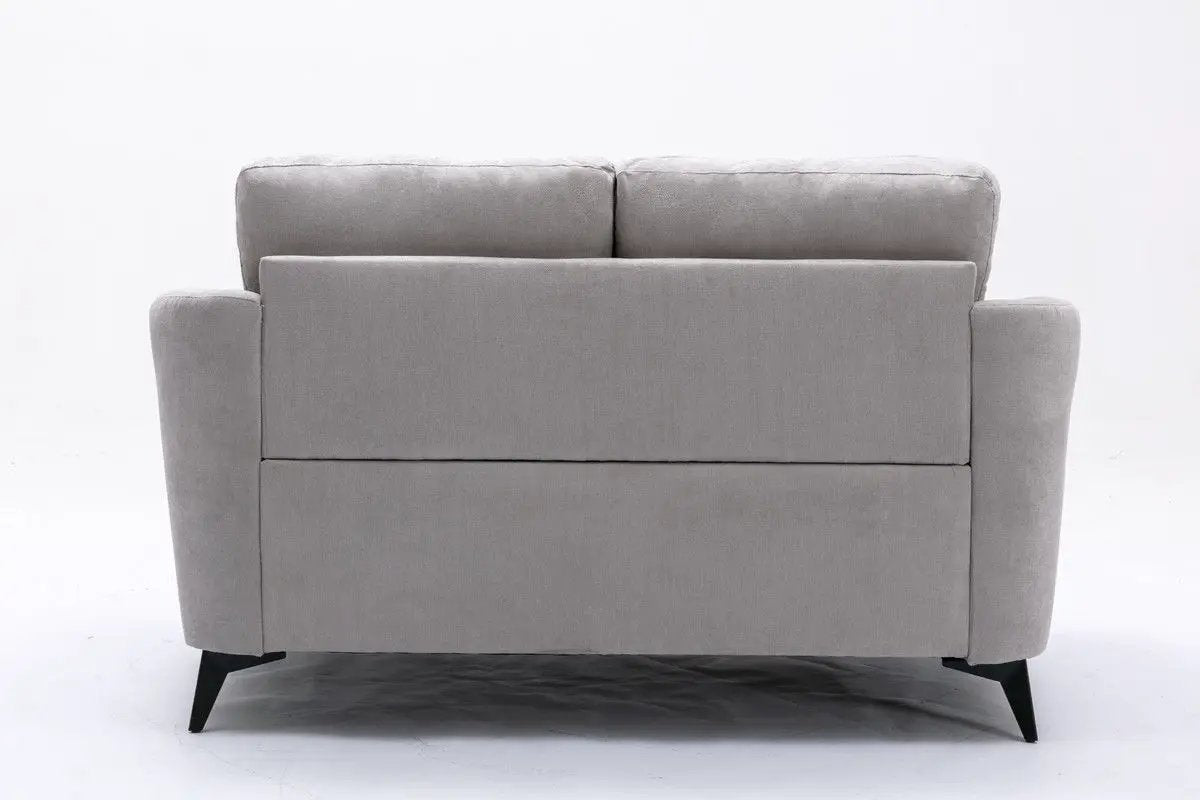 Callie Woven Fabric Loveseat | Tufted Style | World-Class Comfort | 60 Inch Width