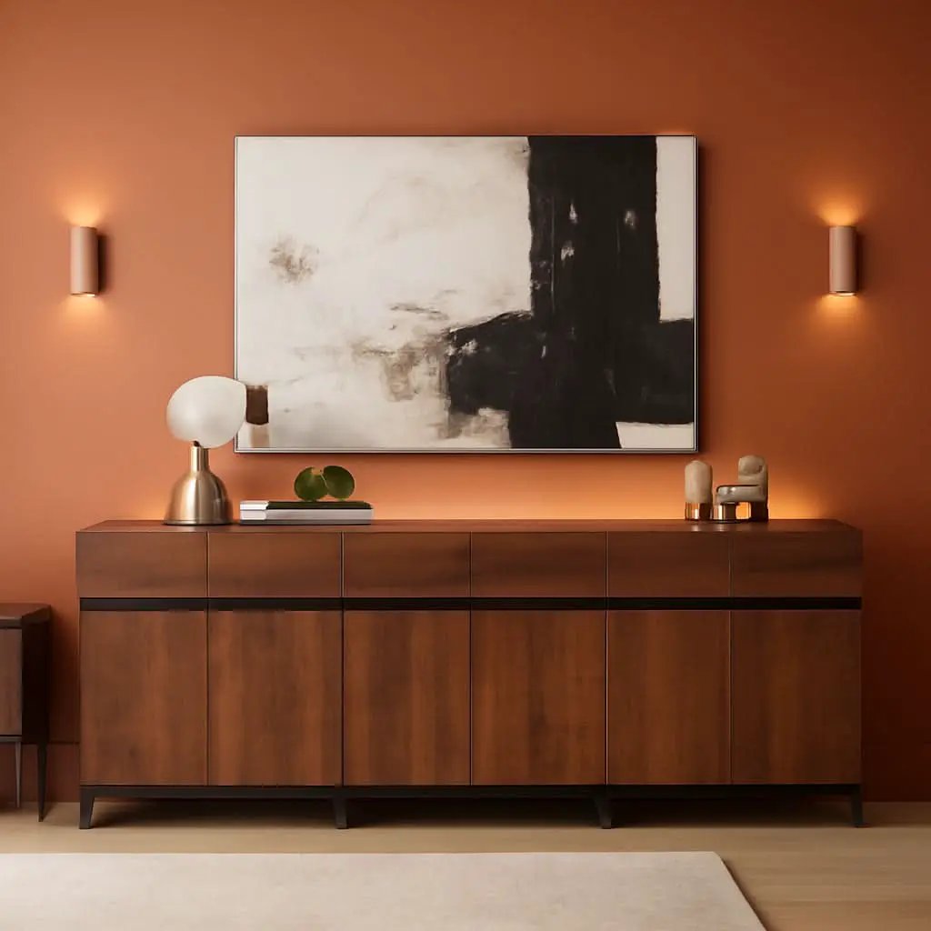 Brown 3 in 1 Sideboard Buffet Cabinet With Adjustable Shelf from PriceLows™
