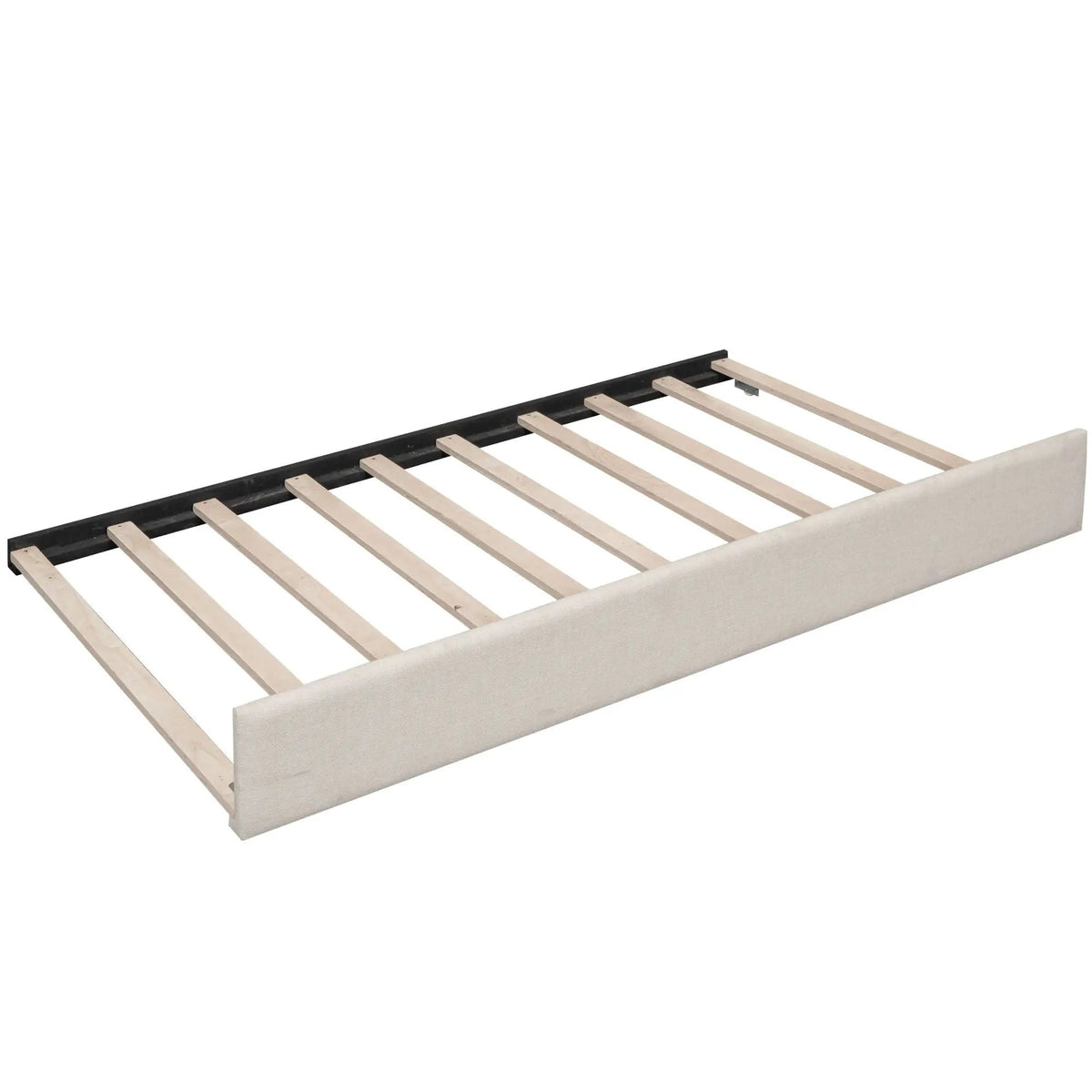 Upholstered Platform Bed | USB Ports | Space-Saving Design | 80.3 Inch Length
