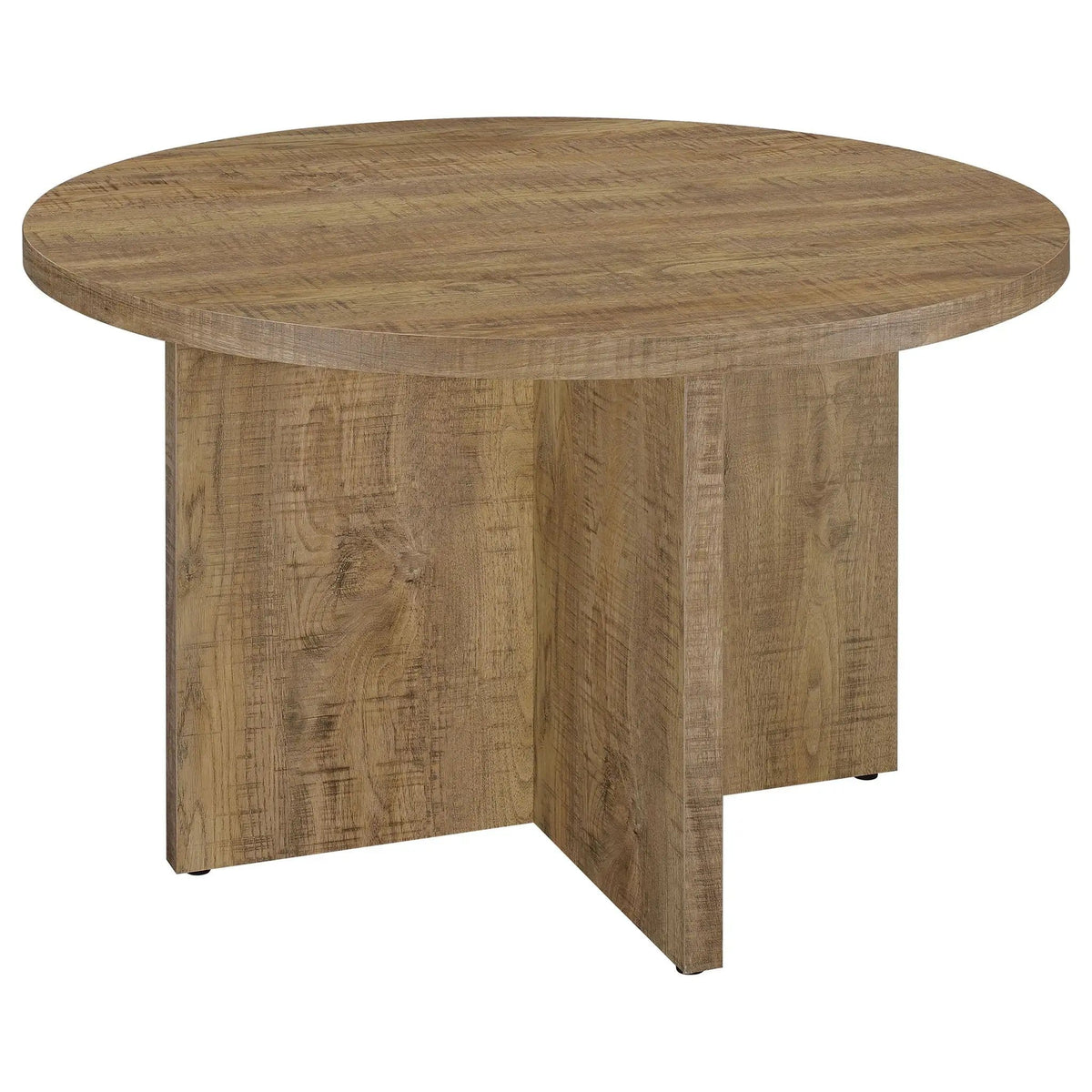 Jamestown Round 47-inch Composite Wood Dining Table Mango | 47.25 x 47.25 x 30 in | Wood | Dining Room
