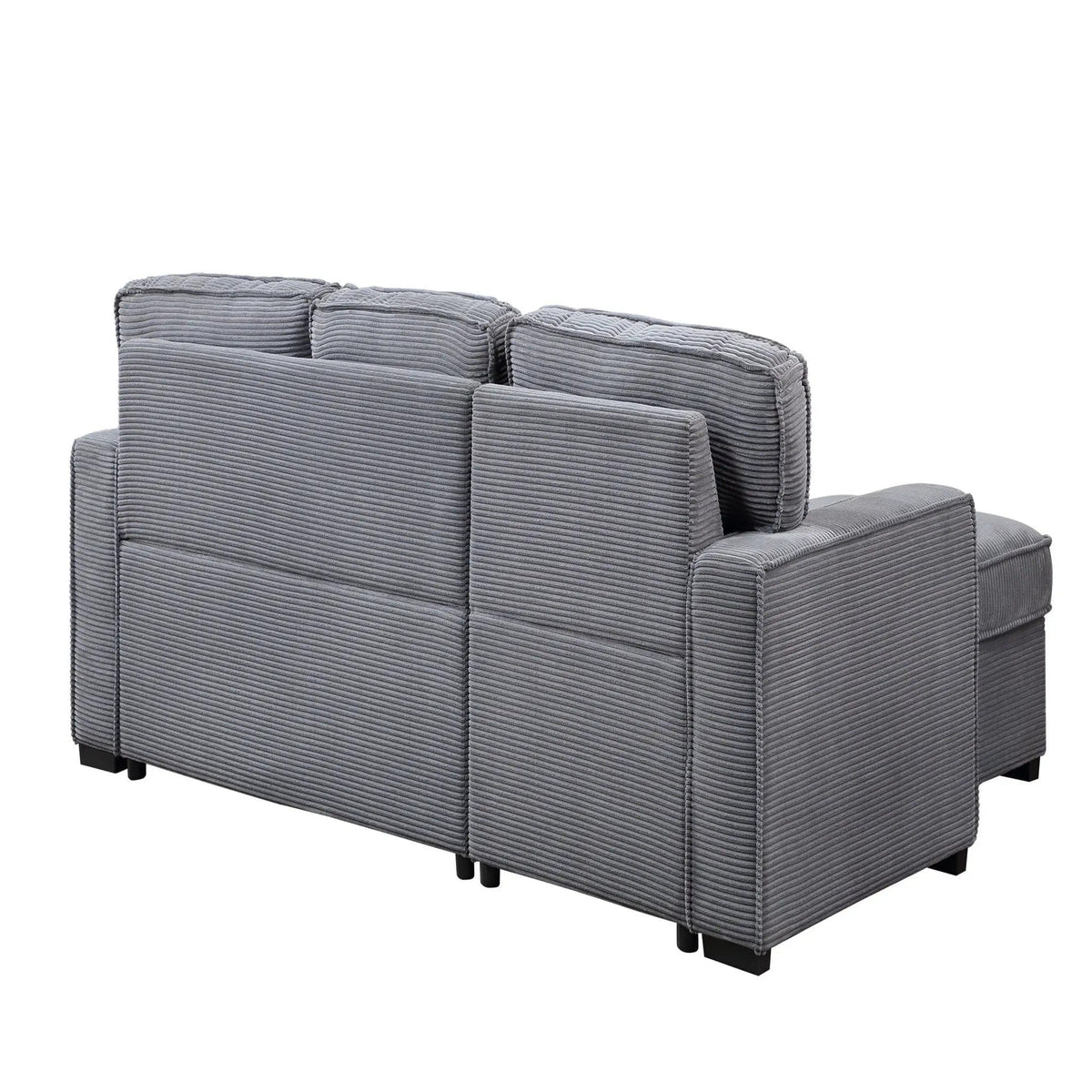 Territory Pull Out Sofa Bed Sleeper Sectional | 3 Pieces | Fabric | Bedroom