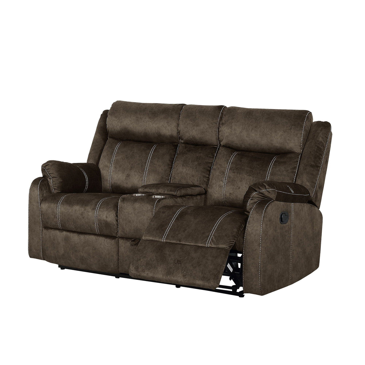 Sonet Domino Recliner Reclining Loveseat | 2 Pieces | Fabric | Living Room