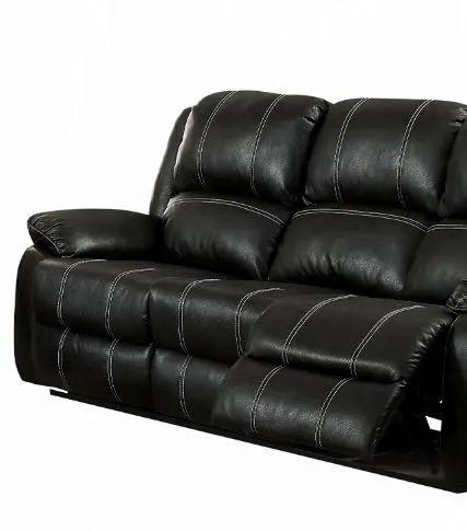 Zuriel Recliner Sofa | Synthetic Upholstery | Smooth Reclining Mechanism | Tight Back Support