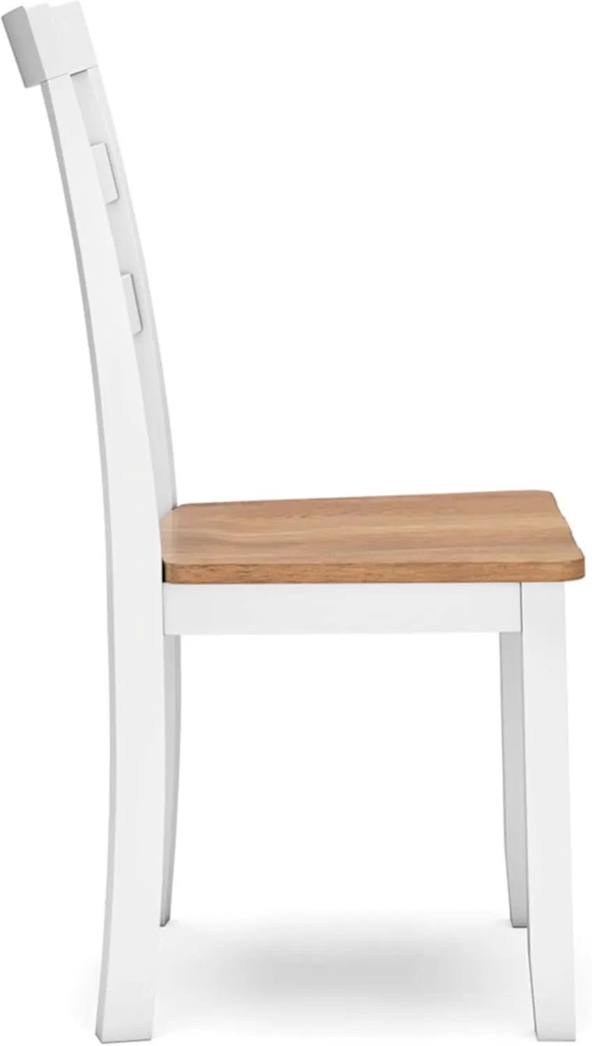 Gesthaven Solid Wood Frame Dining Chair Set White Natural from PriceLows™
