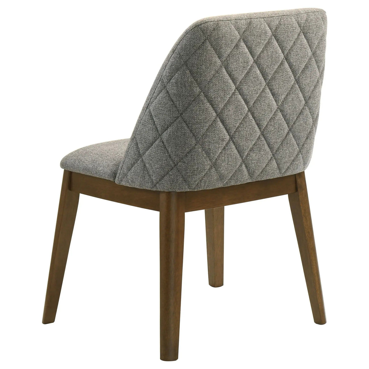 Franklin Upholstered Dining Side Chair Grey (Set of 2) | 22.75 x 23 x 33 in | Rubberwood & Engineered Wood | Dining Room