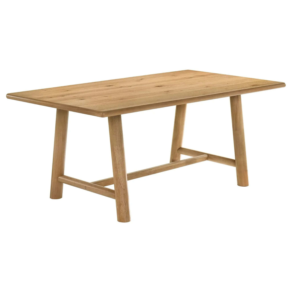 Duncan 7-piece Rectangular Wood Dining Table Set Washed | 7-Piece Set | Solid Wood & Rubberwood | Oak