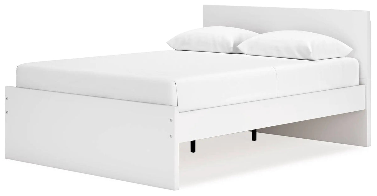 Onita Panel Platform Bed | Minimal Design | Ultra-Clean Lines | Easy-Elegant Solid Finish