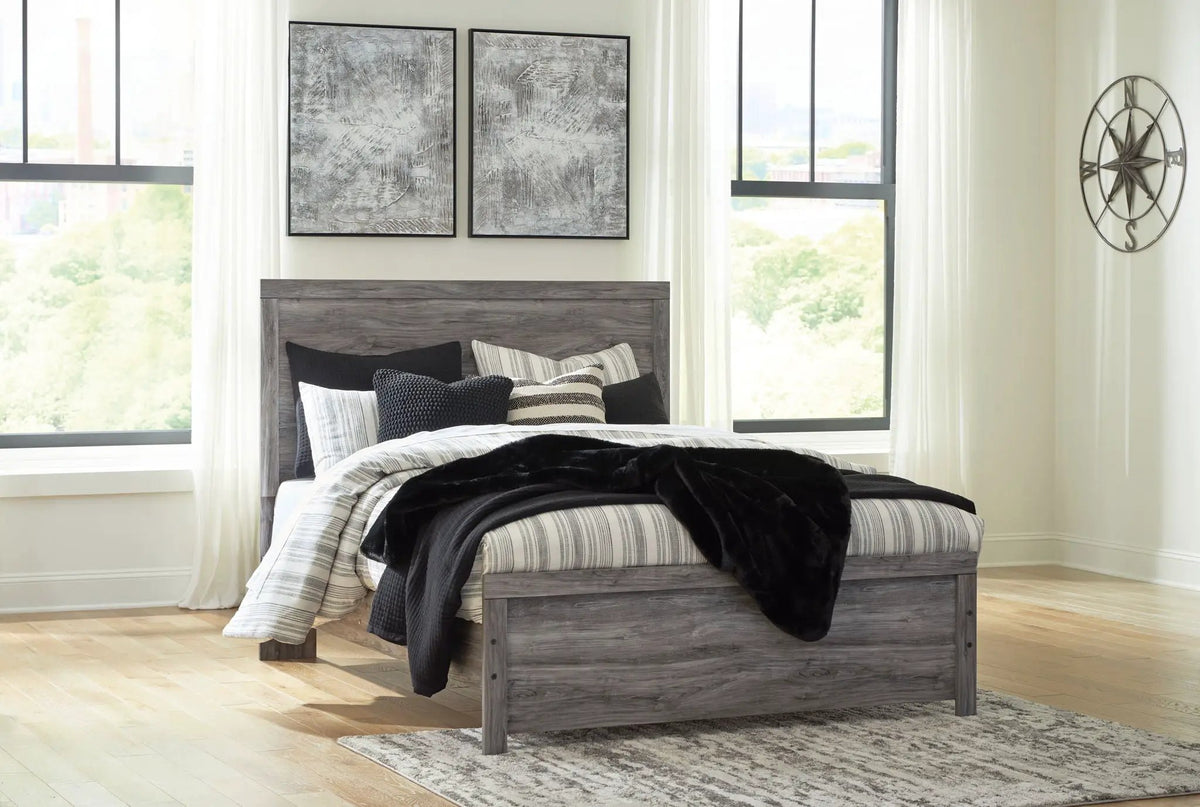 Bronyan 4-Piece Bedroom Set | Wood-Like Appeal | Neutral Tones | Textured Look