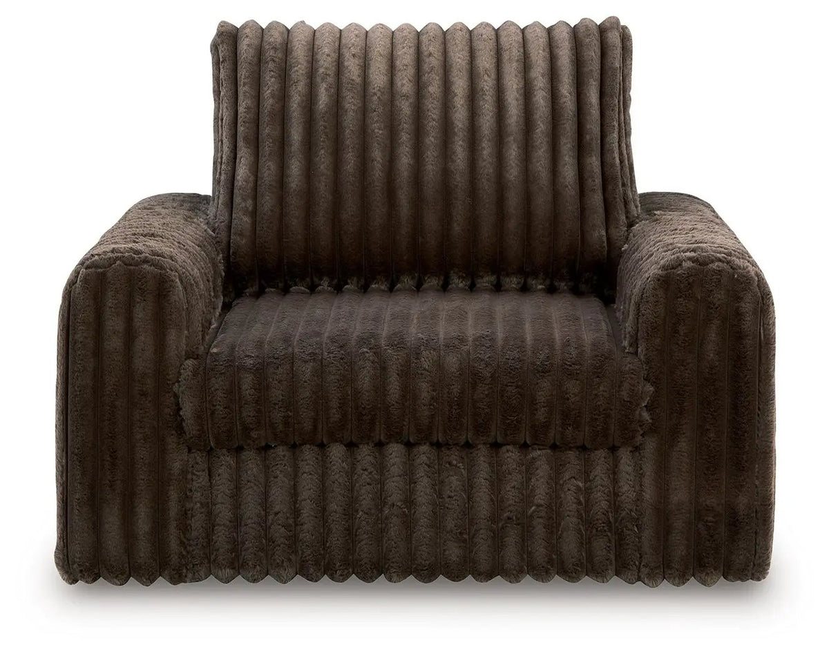 HamlinBay Power Gliding Chaise | Loose Back Cushion | Large Shaped Arms | Power Glide Function