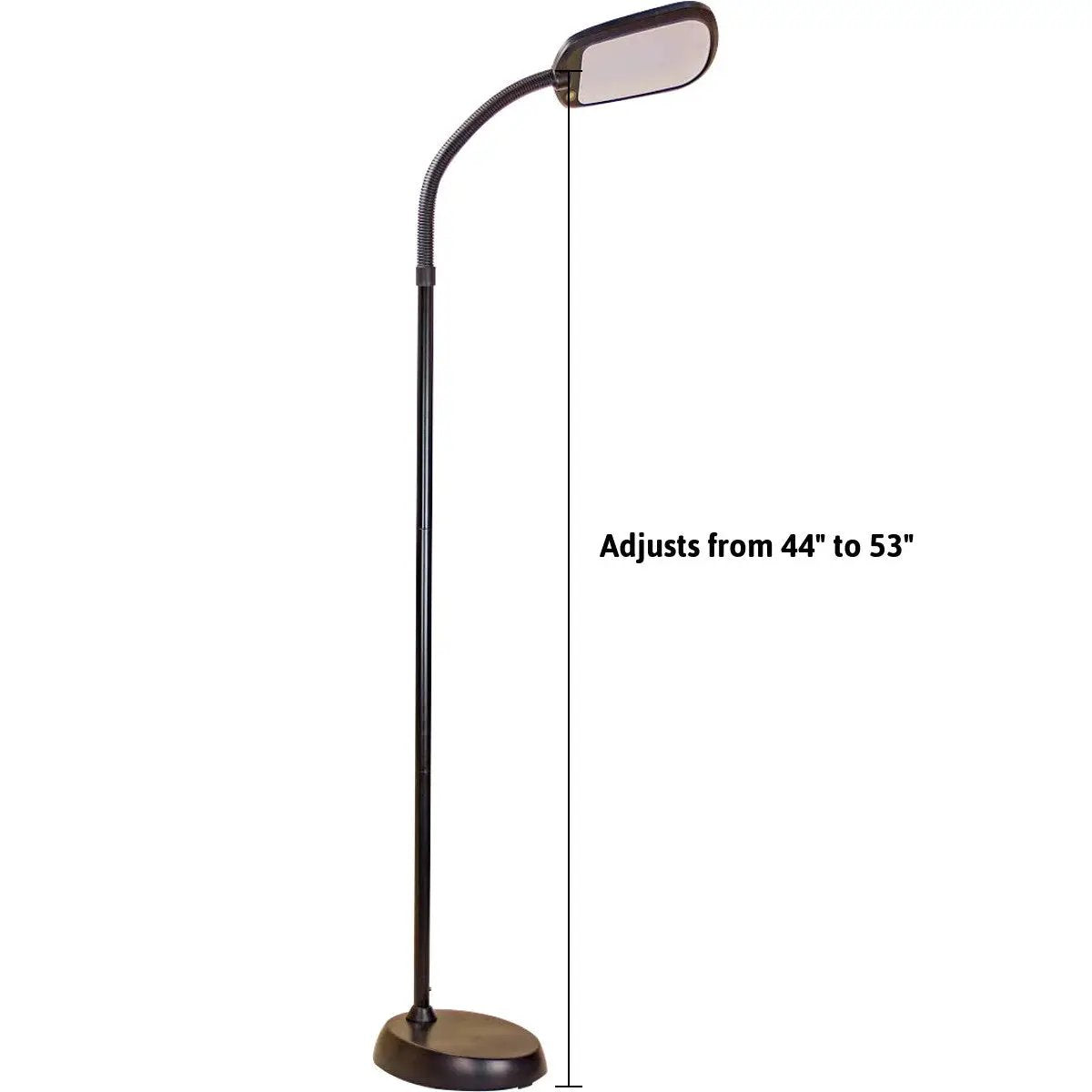 Floor Lamp | LED Full Spectrum | 63 Inch Height | Black