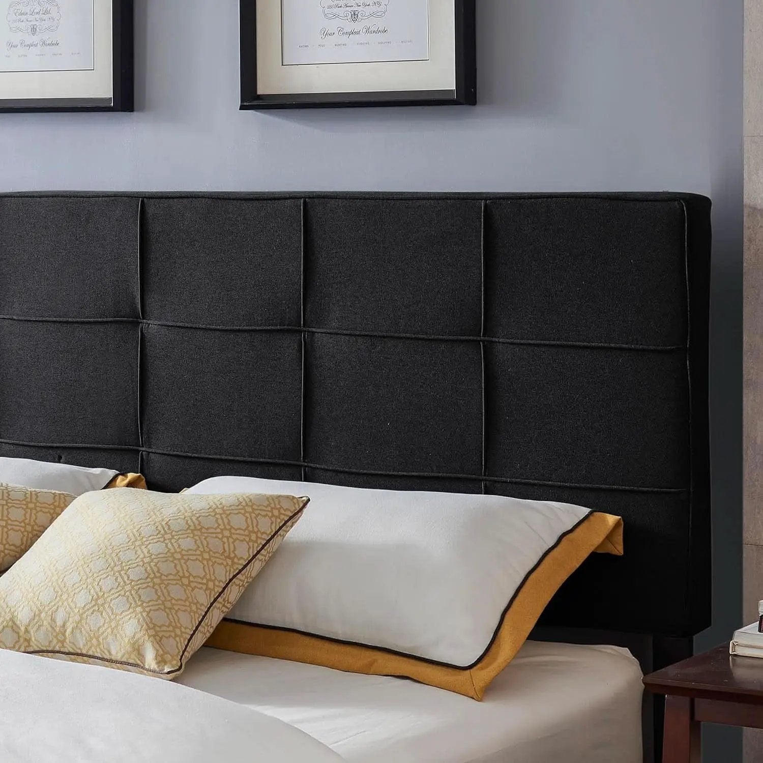 King Size Upholstered Headboard with Adjustable Modern Design from PriceLows™