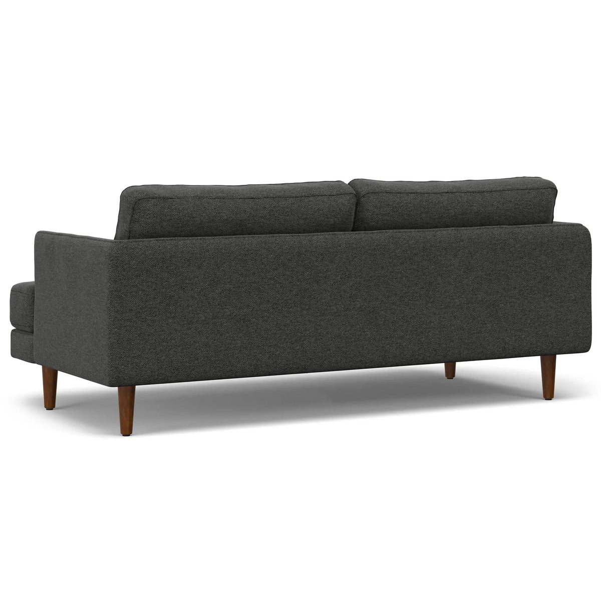 Livingston Upholstered Sofa | Genuine Aniline Leather | 7 Inch Thick Cushions | 76 Inch Length