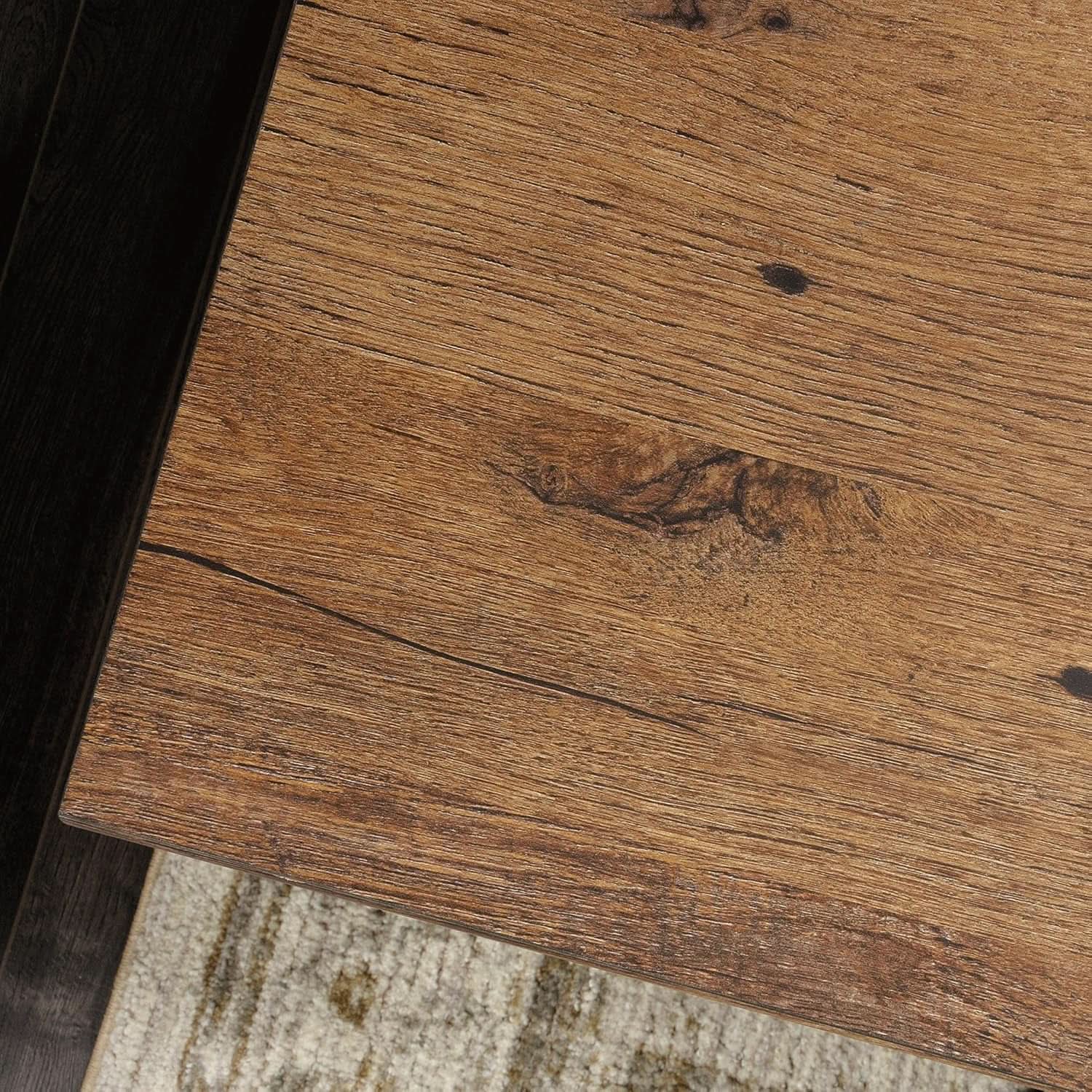 Palladia Executive Desk 65 Inch Vintage Oak Surface from PriceLows™