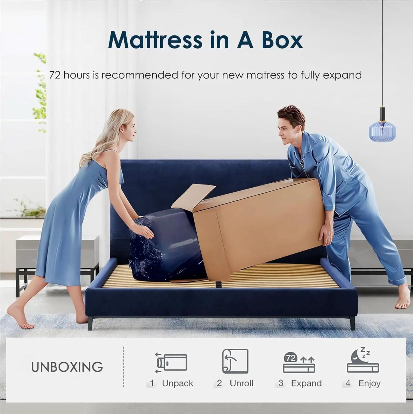 Queen 12Inch Cooling Gel Memory Foam Mattress CertipurUS from PriceLows™