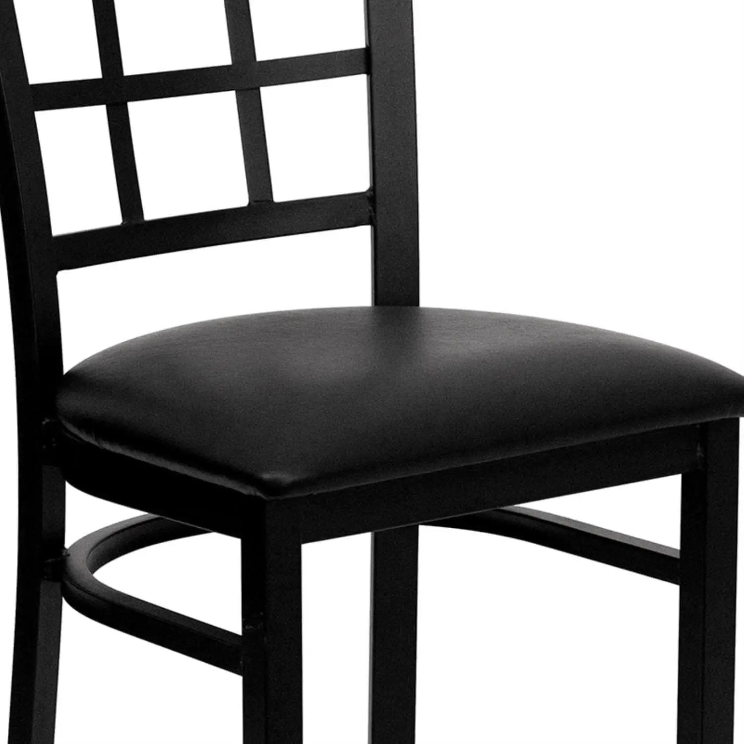 Hercules Series Window Back Restaurant Chair Black from PriceLows™
