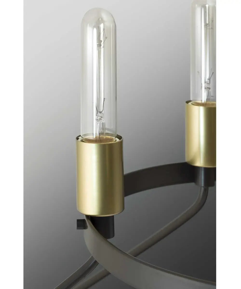 Pendant Ceiling Light | 2 Light 16 Inch | Semi Flush Convertible | Bronze