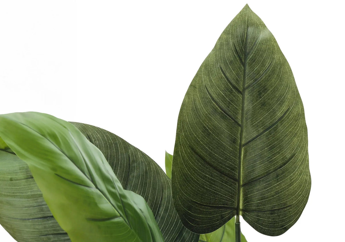 37 Inch Artificial Aureum Tree | 9 Real Touch Leaves | Indoor Faux Floor Plant | Potted