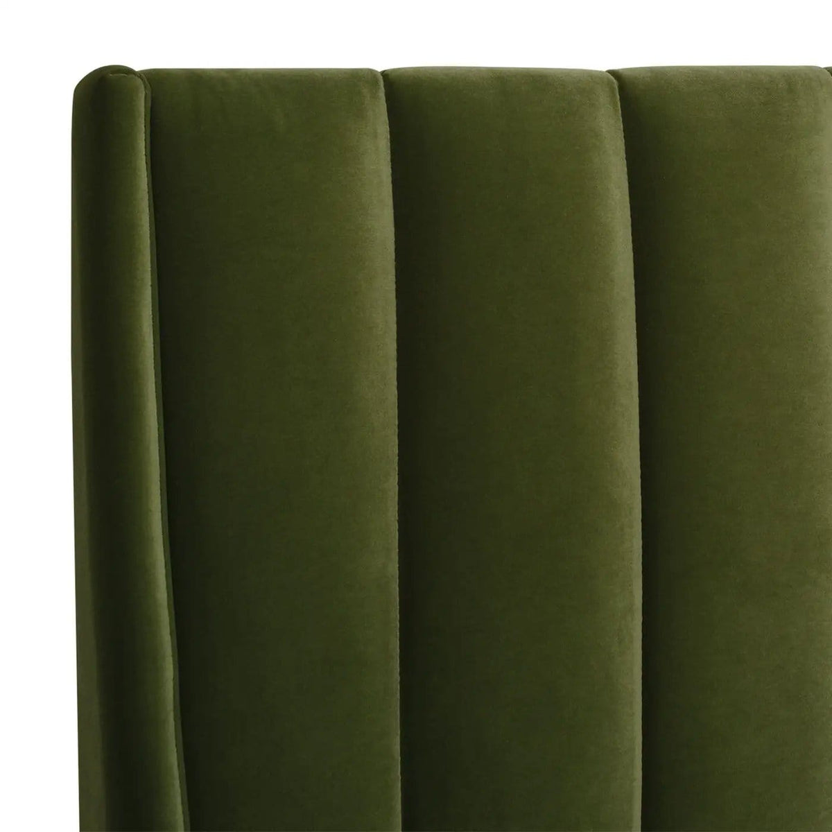 Aspen Vertical Tufted Modern Headboard Platform Bed Set | 8 Pieces | Fabric & Plywood | Bedroom