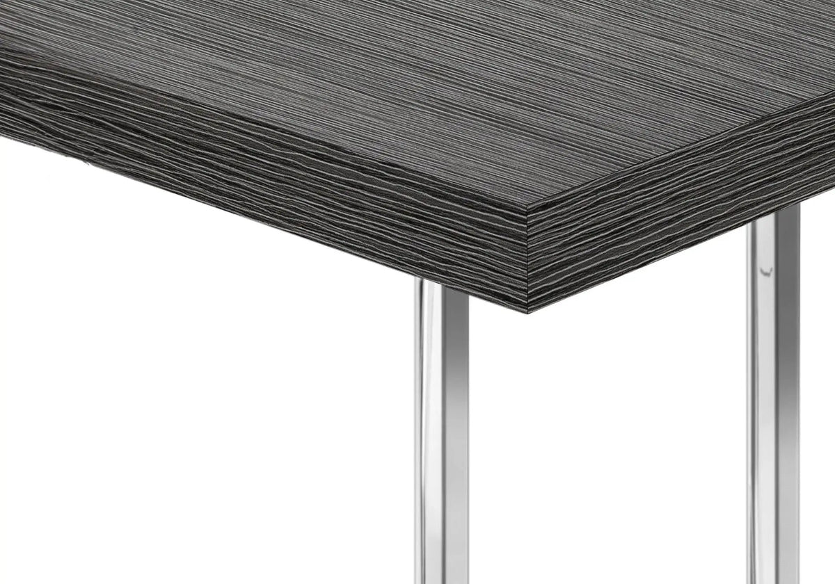 C-Shaped Accent Table | Sturdy Metal Base | Thick Rectangular Top | Portable And Lightweight