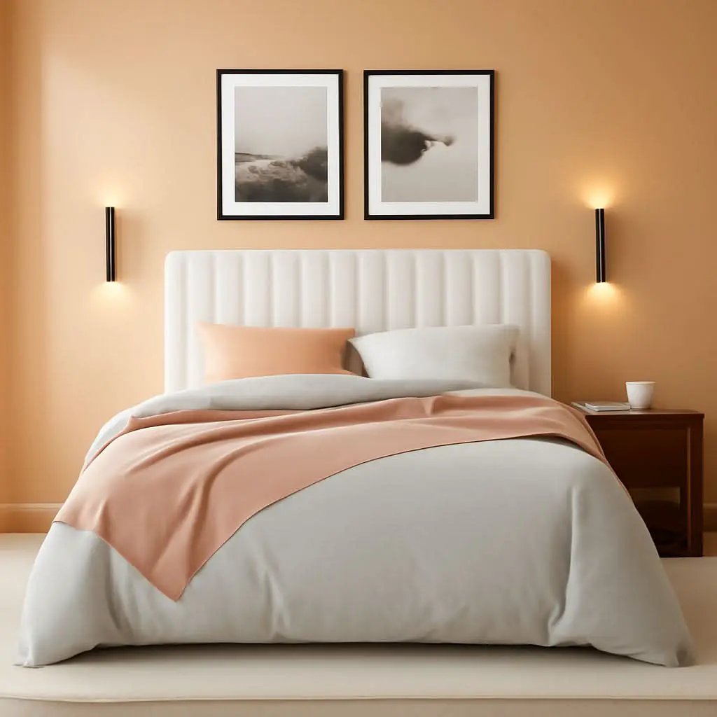 White Velvet Full Bed Frame With Wingback Tufted Headboard from PriceLows™