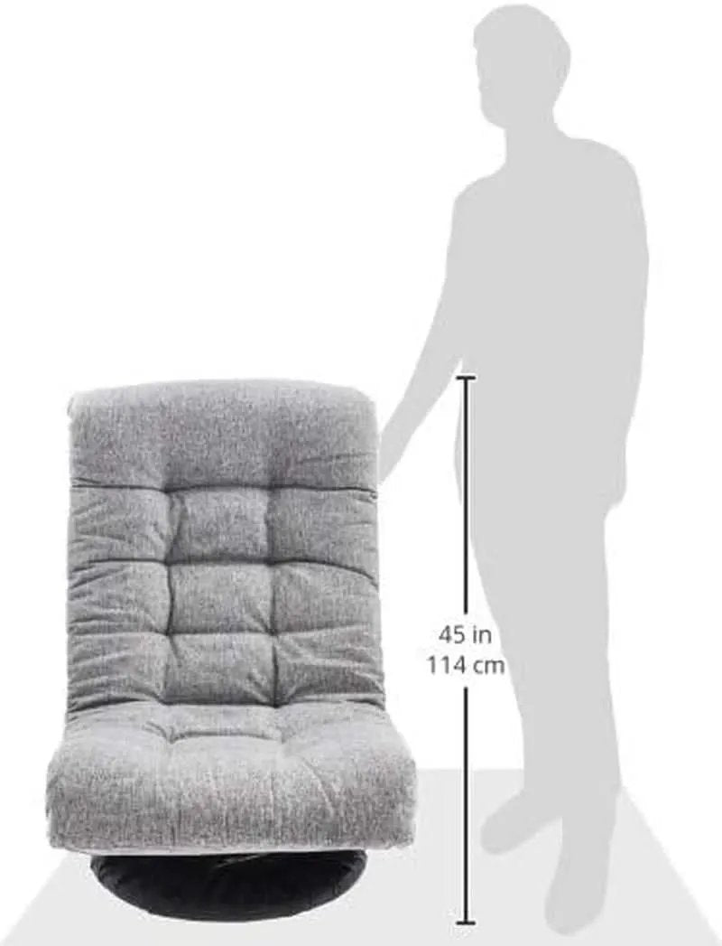 Grey Adjustable Swivel Ergonomic Headrest Lounge Chair from PriceLows™