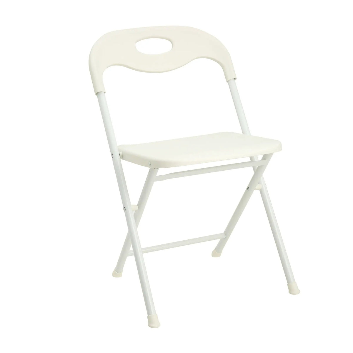 Folding Chairs | Set Of 4 | White | Stackable And Waterproof