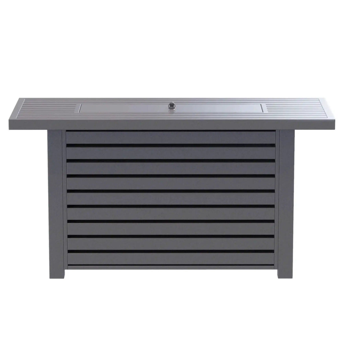 Outdoor Fire Pit Table | Propane Or Gas | Heat Resistant Glass Lid