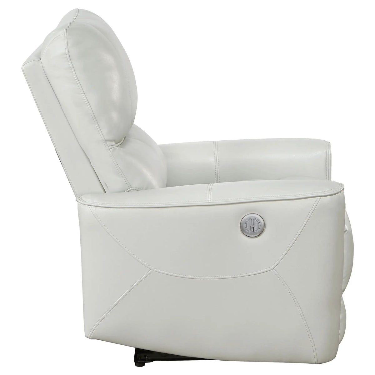 Greenfield Upholstered Power Recliner Chair Dove | 36.5 x 37 x 39.75 in | Plywood | Grey