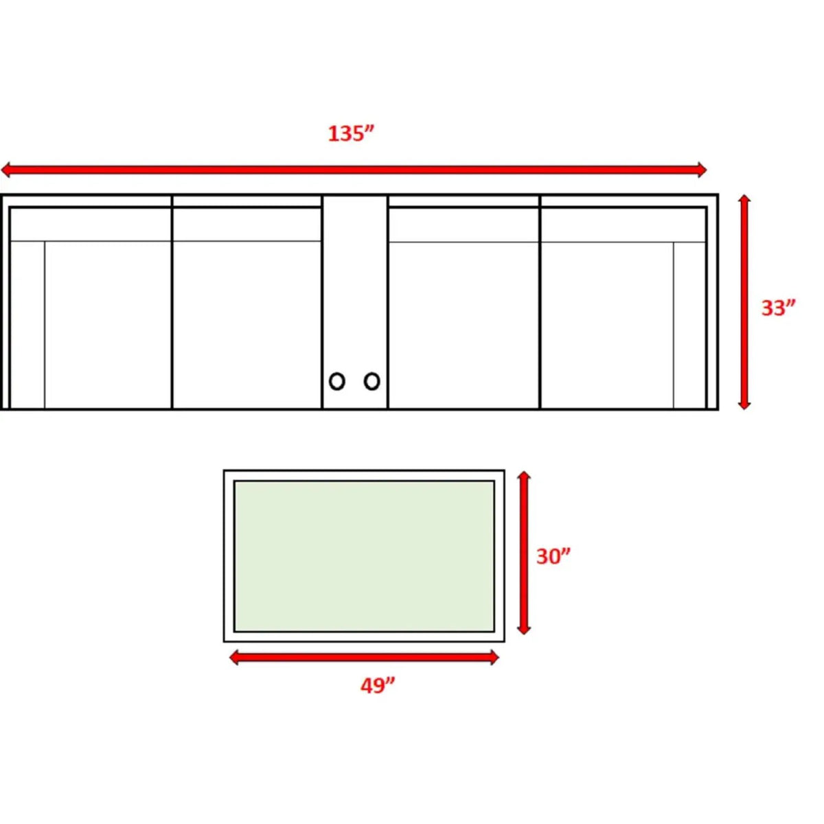 Modular Wicker Patio Seating Group | HDPE Wicker | Rustproof Aluminum Frame | 10 Thick Cushions