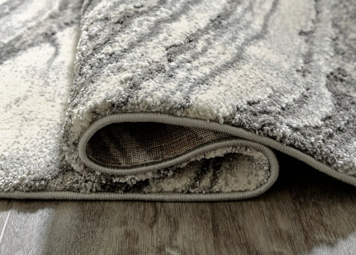 Wysdale Area Rug | 94 x 123 Inch | Agate Design | Machine-Woven High-Low Pile