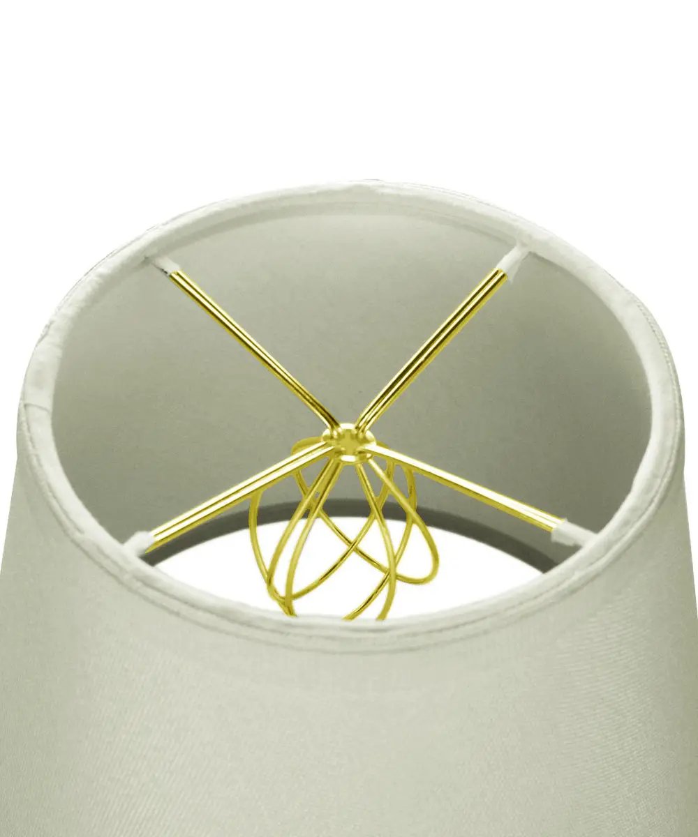 Clip On Lamp Shade | Premium Linen | 8X7 Inches | Oatmeal