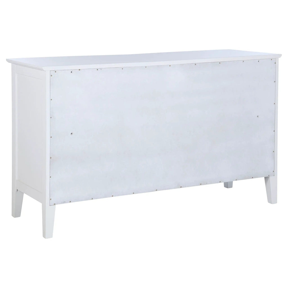 Bexhill 10-drawer Dresser Cabinet | 65 x 21.75 x 39 in | Rattan | White