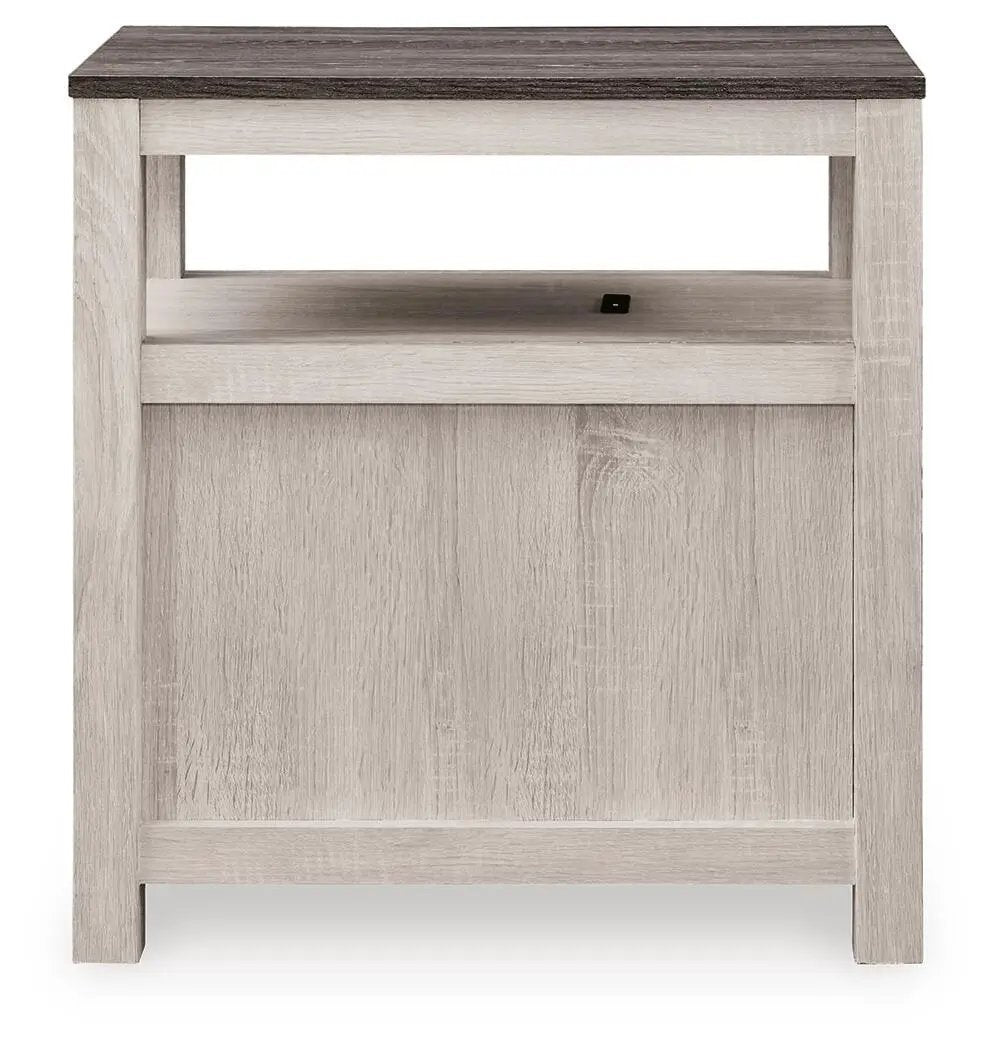 Fendenmore Chairside End Table | Storage Cabinet | Sofa-Side Function | Stylish Design