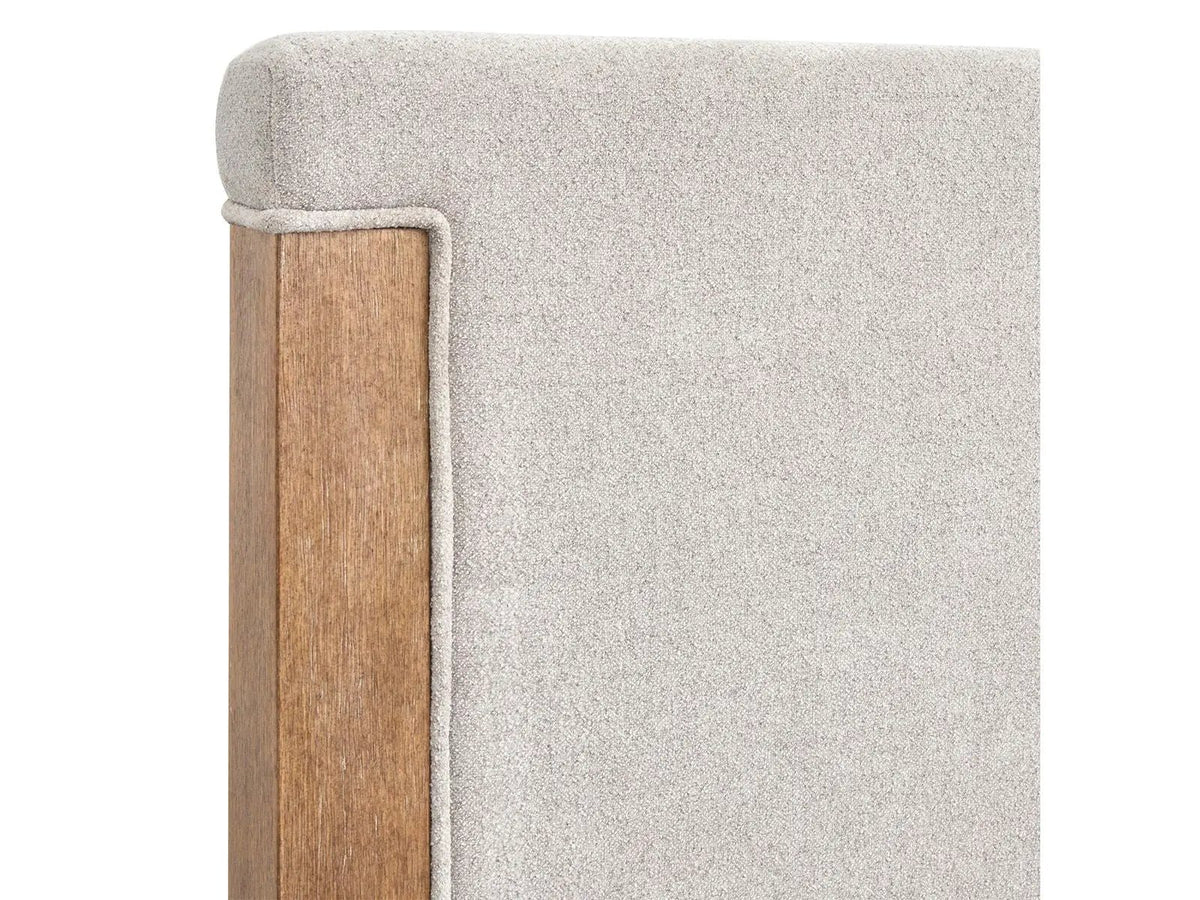 Plum Creek Upholstered Panel Bed | Seasonless Style | Tranquil Elegance | 88 Inch Length