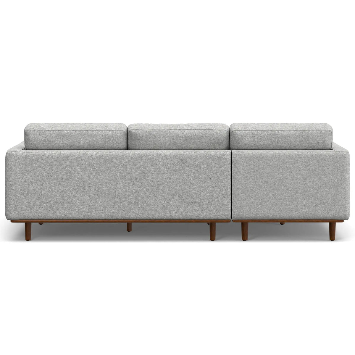 Morrison Upholstered Sectional Sofa | Genuine Aniline Leather | Chaise Cushions | 102.2 Inch Length