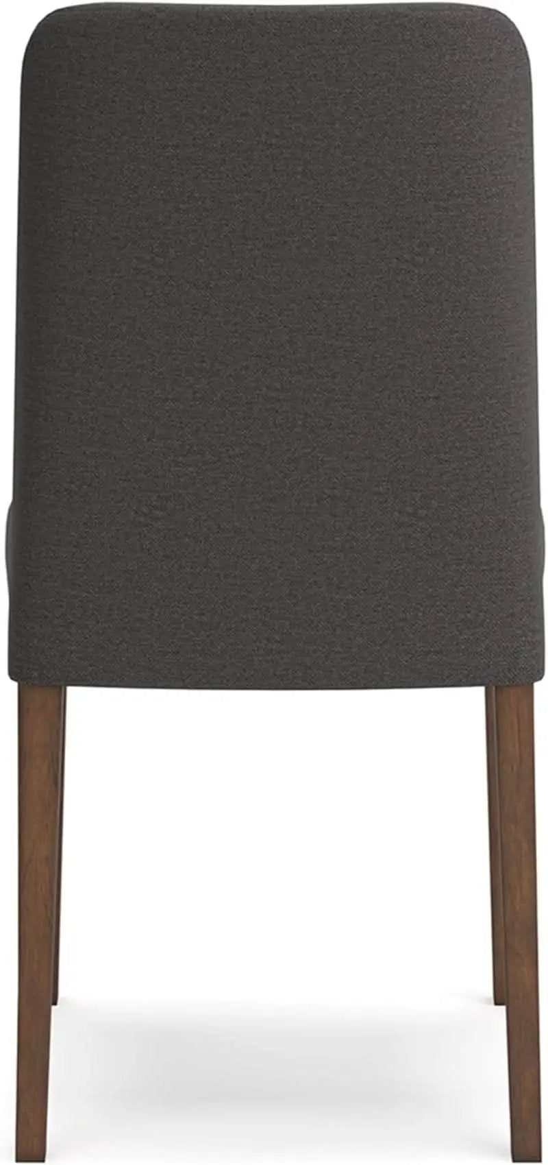 Upholstered Dining Chair, Foam Cushion, Dark Gray Set Of 2 from PriceLows™